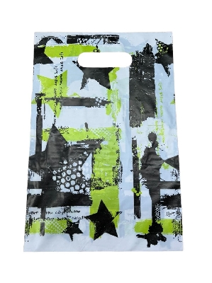 BOLSAS RIÑON FANTASIA - ESTRELLA PANAL LILA/ VERDE LIMA X 50 Unid.